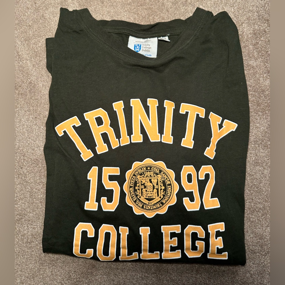 Trinity College Black and Gold T-Shirt